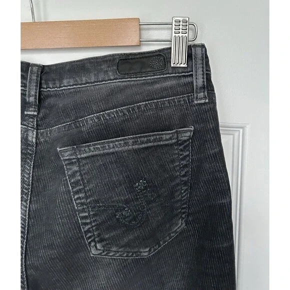 AG Adriano Goldschmied Pants Womens 29R Premiere Skinny Straight Corduroy Gray - Picture 8 of 12